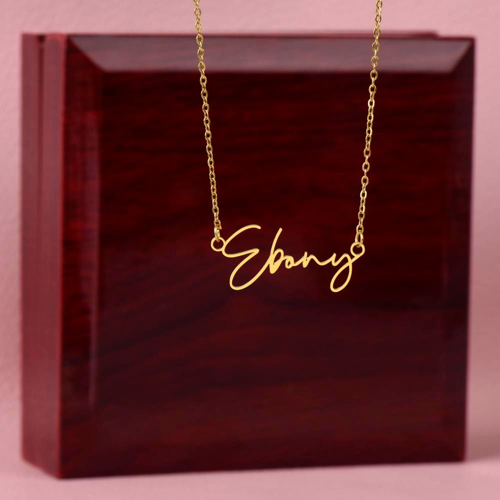 Luxury Personalized Signature Style Name Necklace