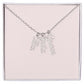 Multi Vertical Name Necklace