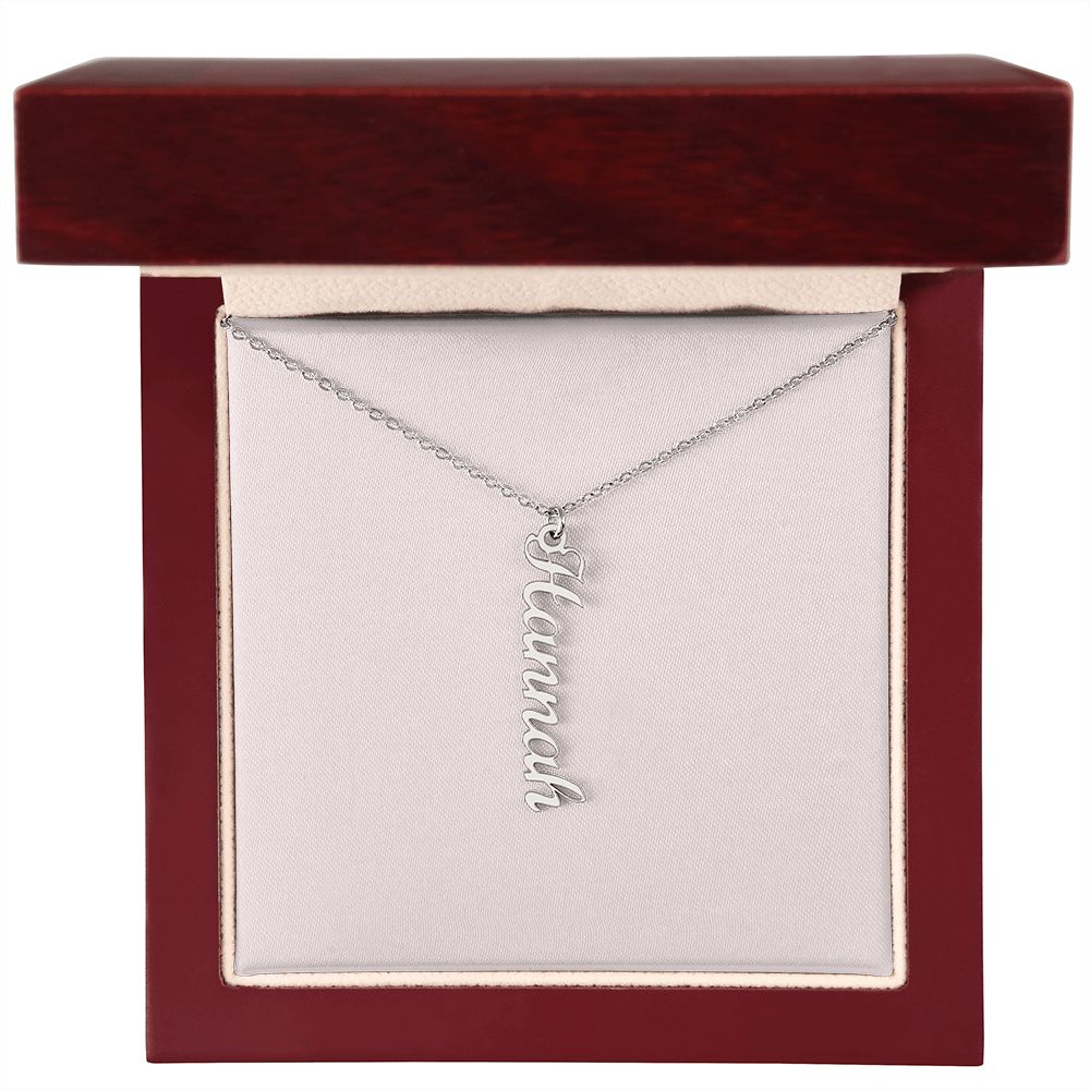 Multi Vertical Name Necklace